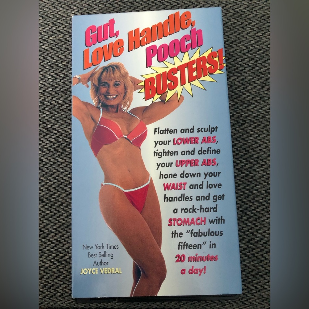 Gut, Love Handle, Pooch Busters VHS tape by Joyce Vedral